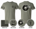 YL-37 “Flying Memorial” T-Shirt – Heather Forest Green | Gildan Softstyle