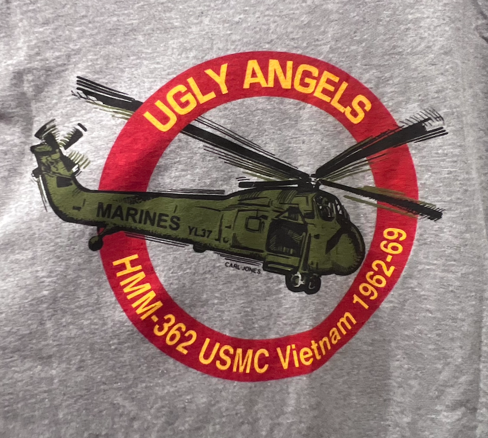 Ugly Angels HMM-362 T-Shirt – Vietnam Era Tribute | UH-34D YL-37