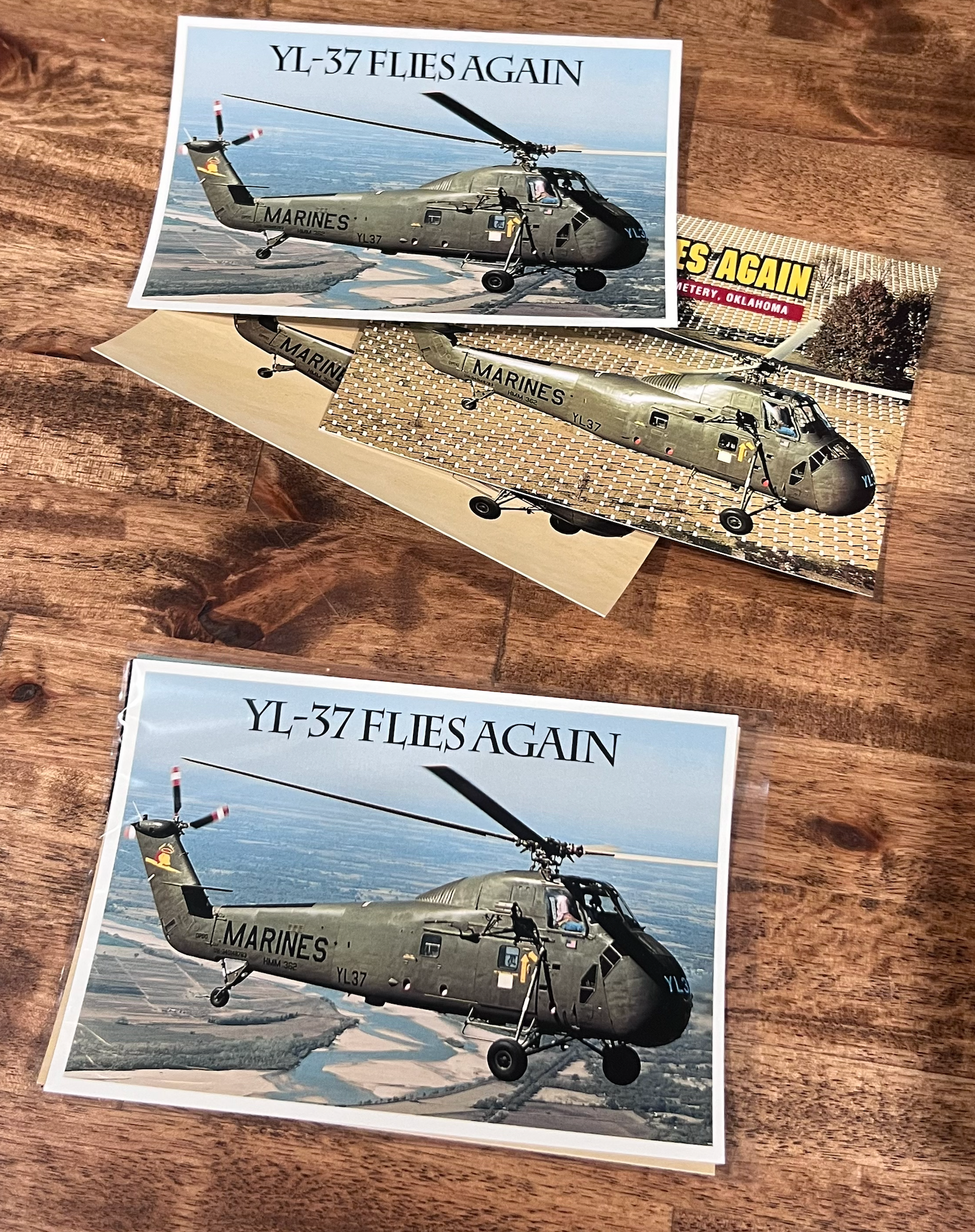 YL-37 “Flies Again” Postcard Set (3-Pack) – Original Inola Edition