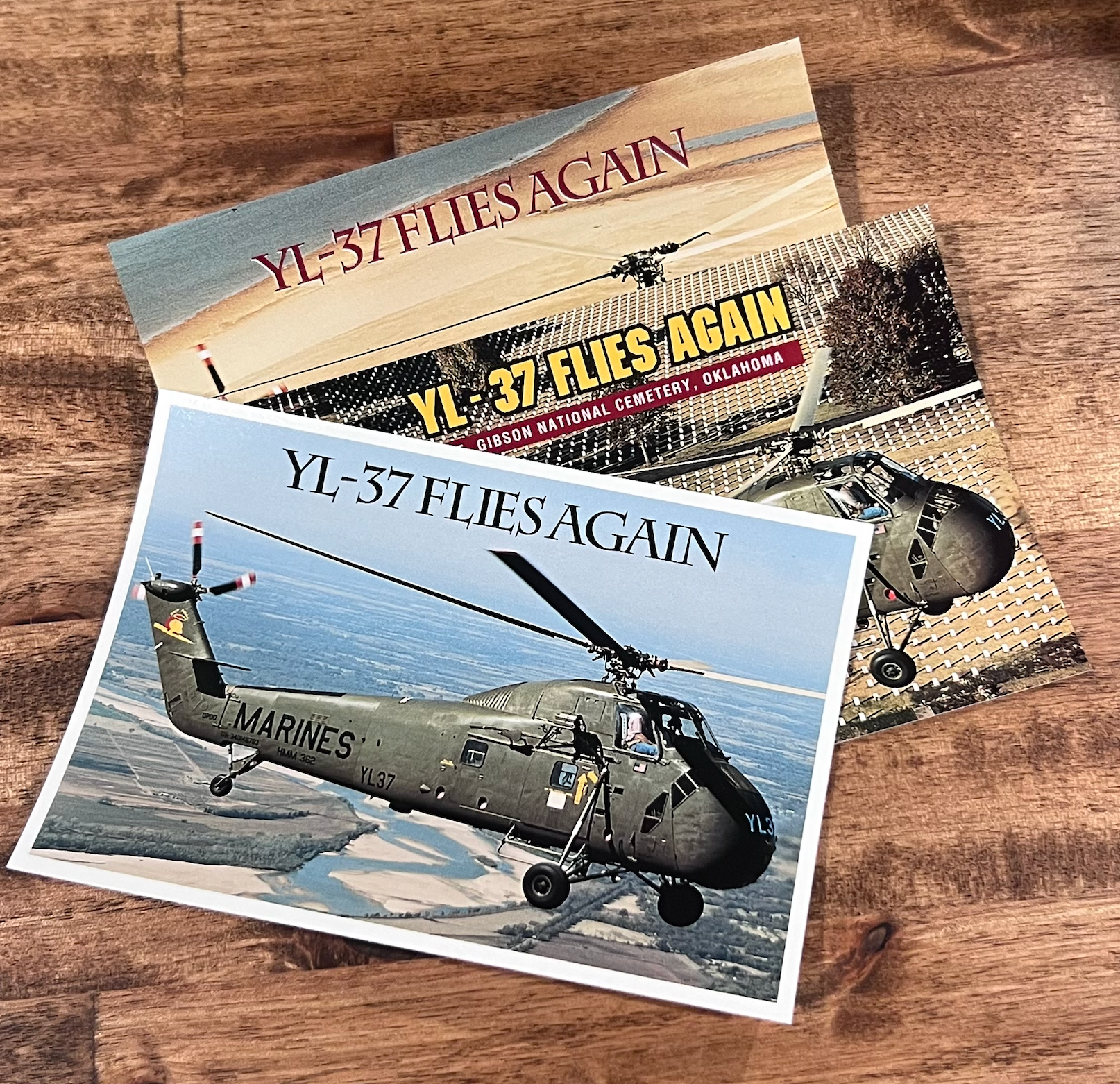 YL-37 “Flies Again” Postcard Set (3-Pack) – Original Inola Edition