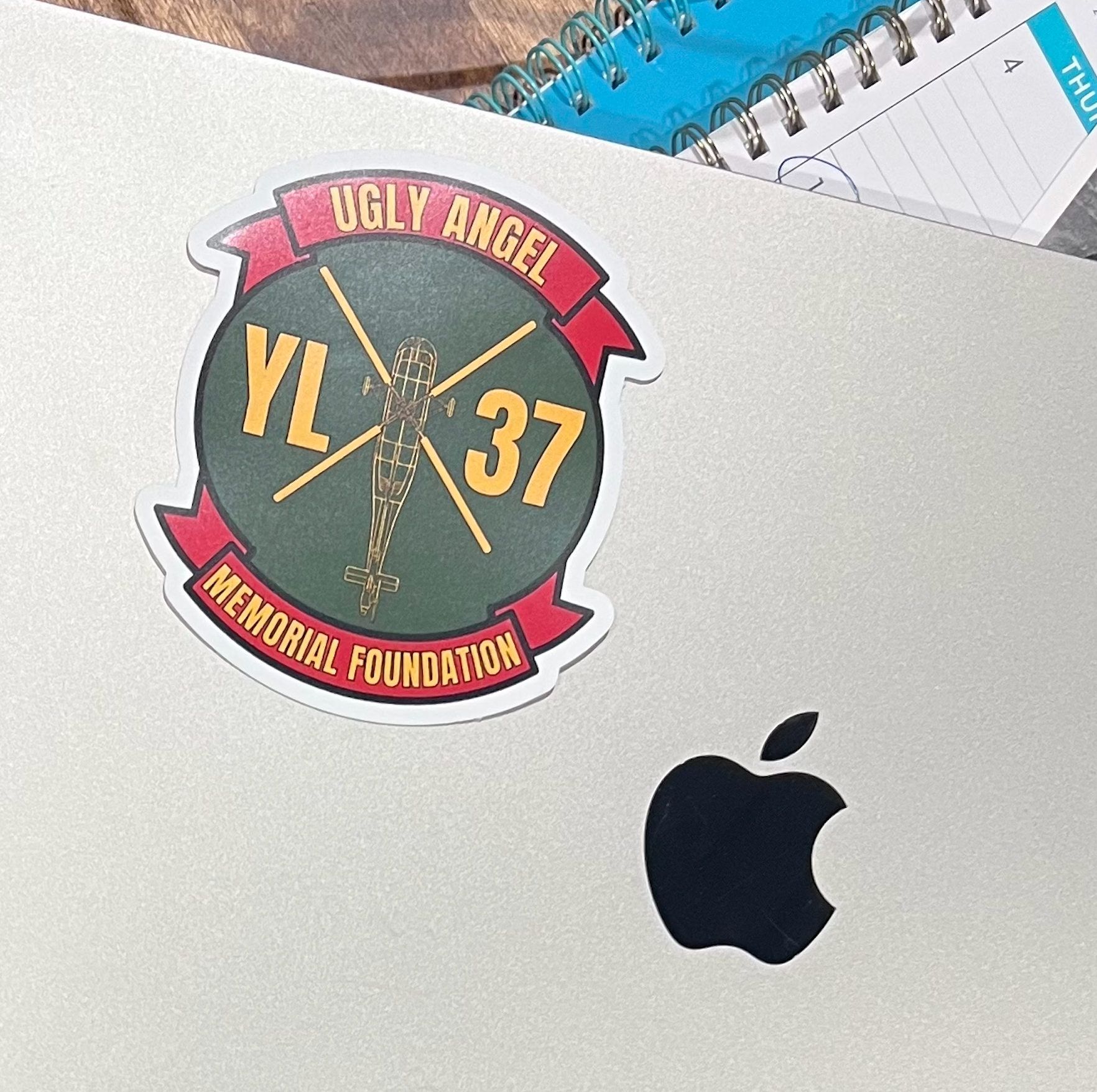 YL-37 Ugly Angel Memorial Foundation Die-Cut Sticker