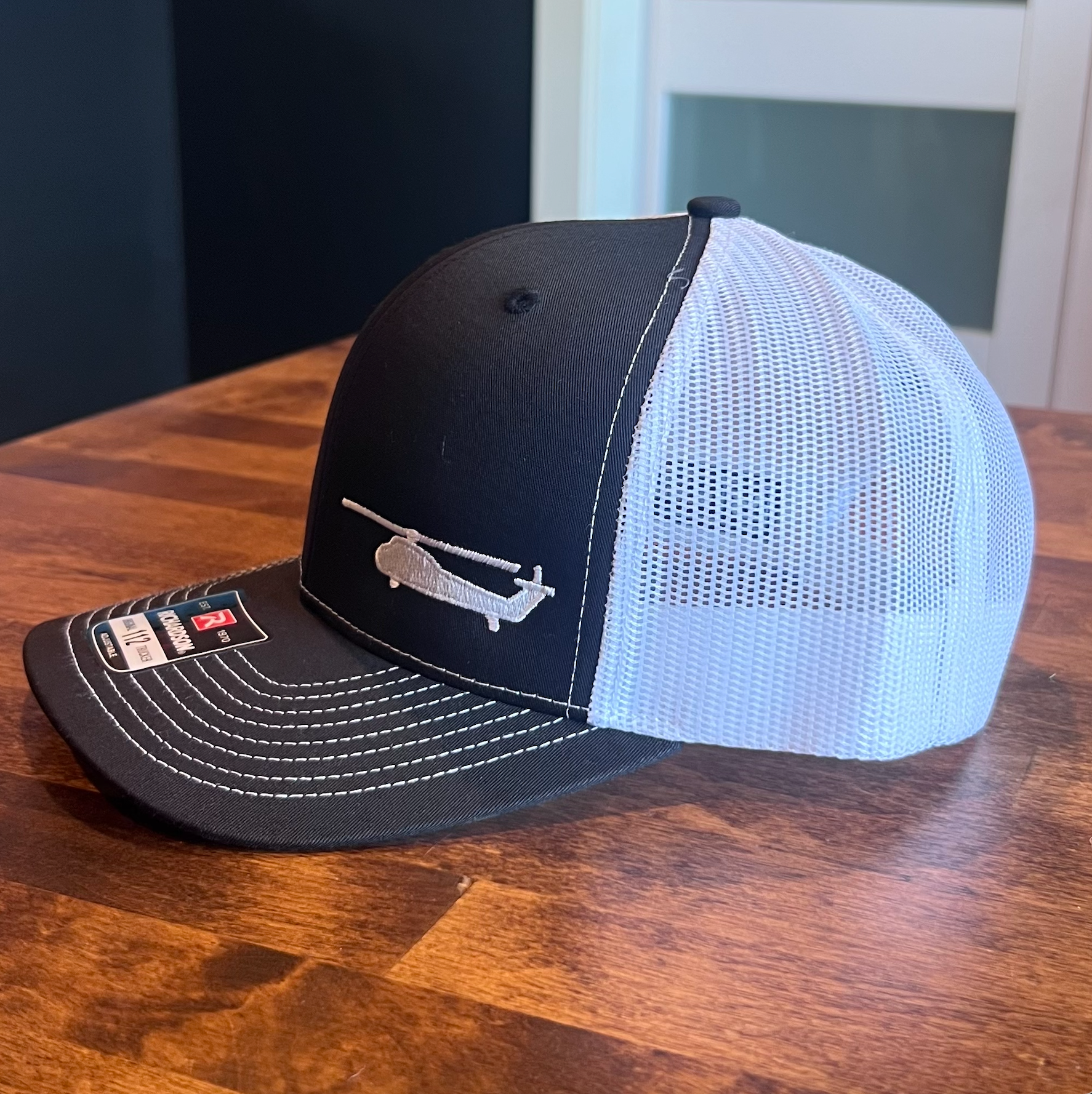 Black/White HMM-362 Legacy Trucker Hat | Richardson 112 | YL-37 Flying Memorial