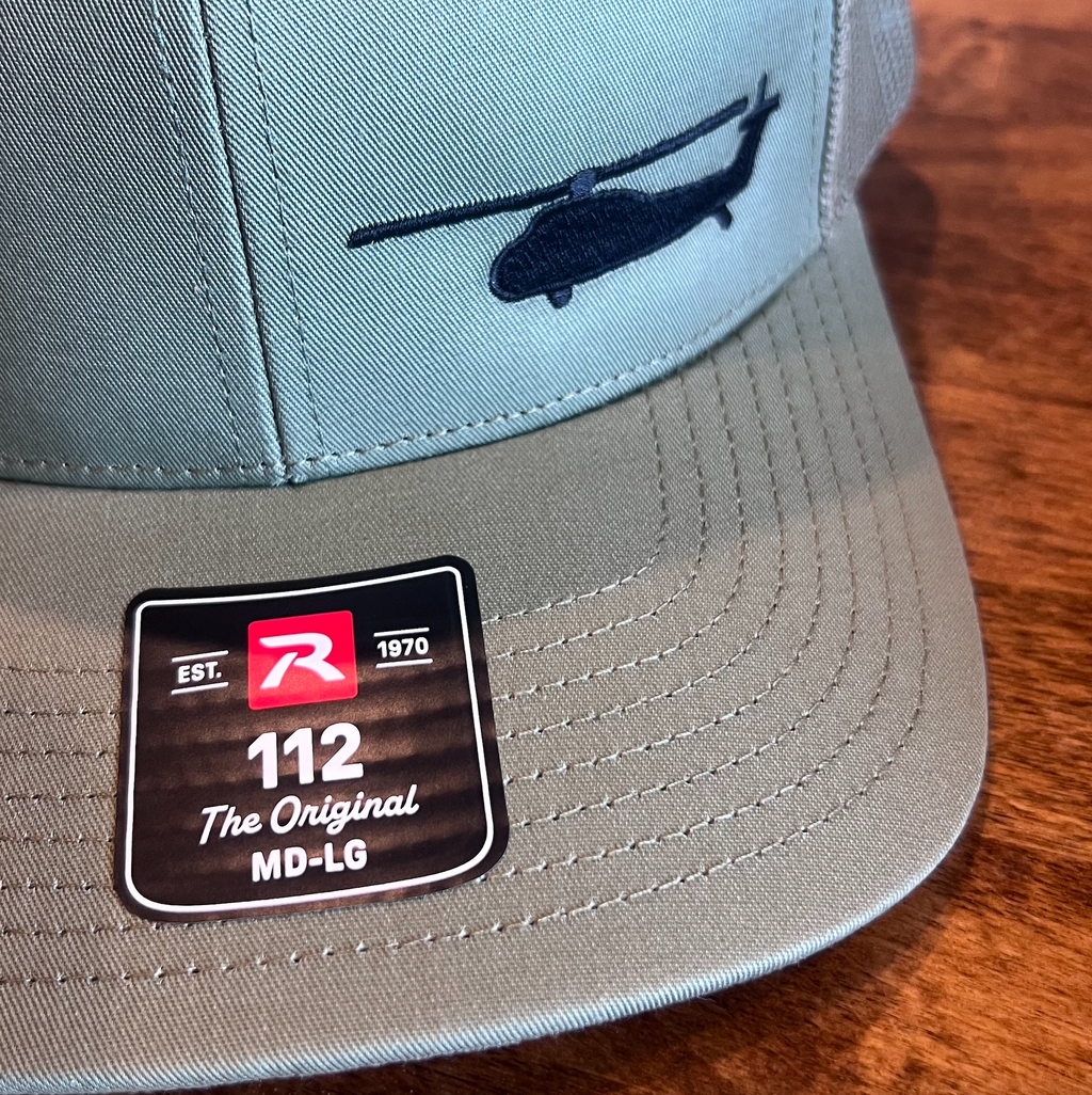 Loden Green YL-37 UH-34 Richardson 112 Trucker Hat | Ugly Angel Memorial Foundation
