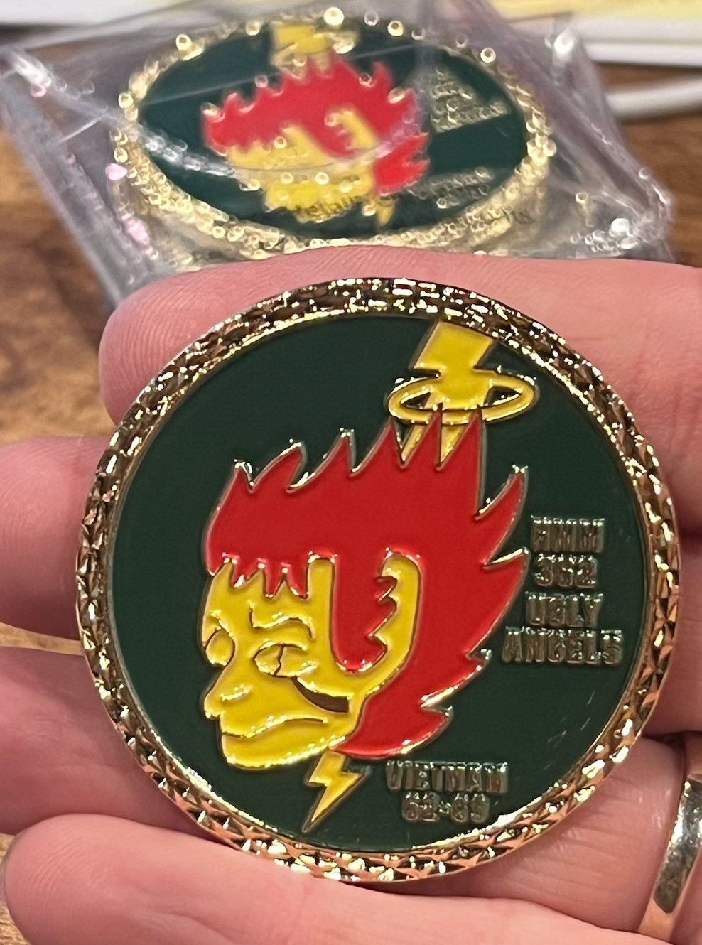 YL-37 Ugly Angel Memorial Foundation Challenge Coin