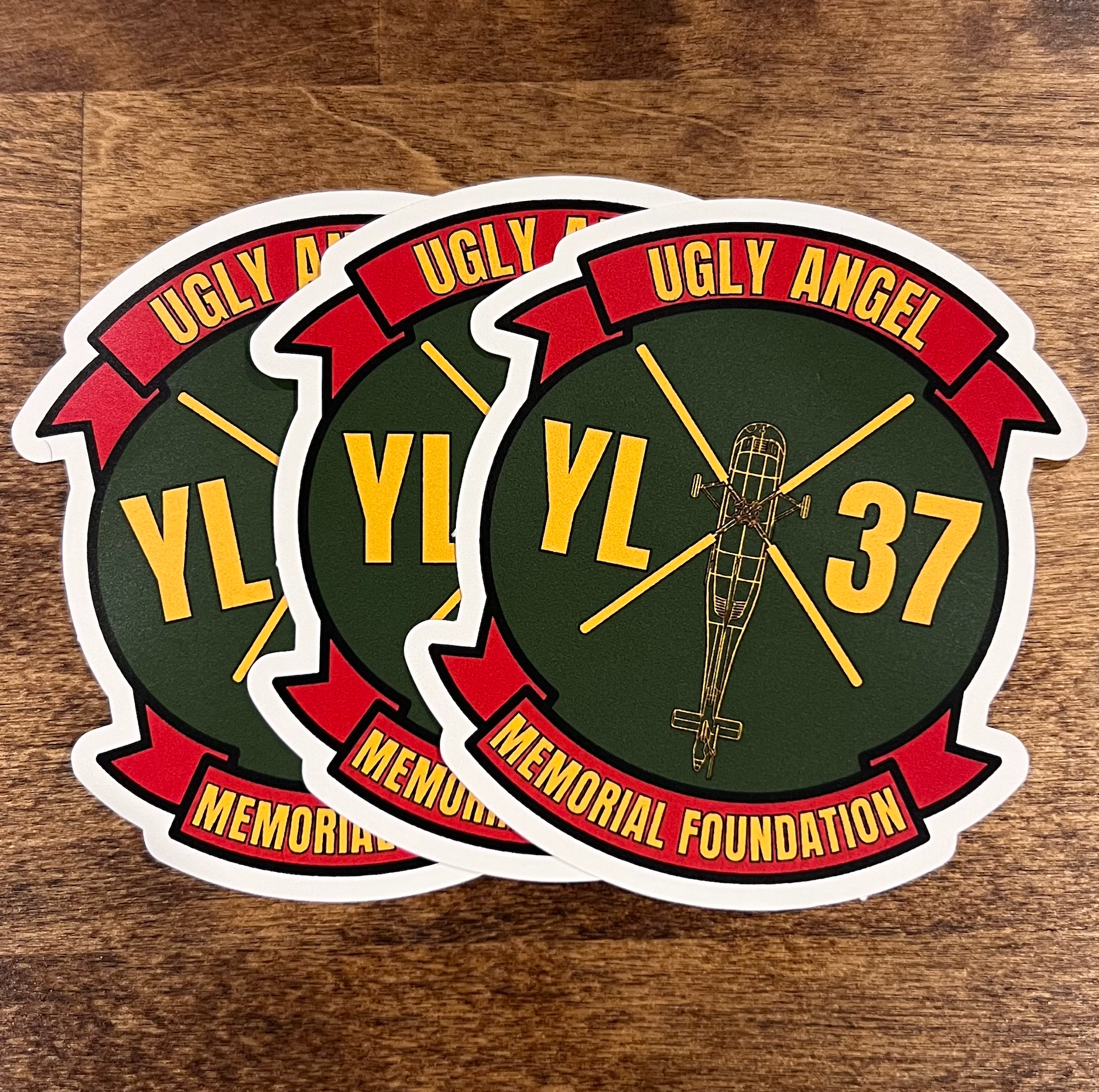 YL-37 Ugly Angel Memorial Foundation Die-Cut Sticker